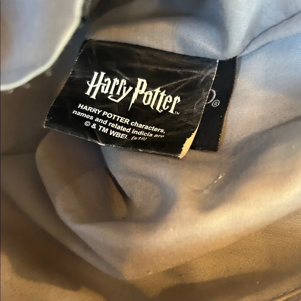 Harry Potter Hedwig Face Mini Faux Leather Backpack Purse-white